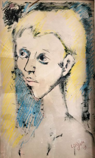 Bernard LORJOU (1908-1986)
BRIGITTE BLANCHE.
Lithographie...