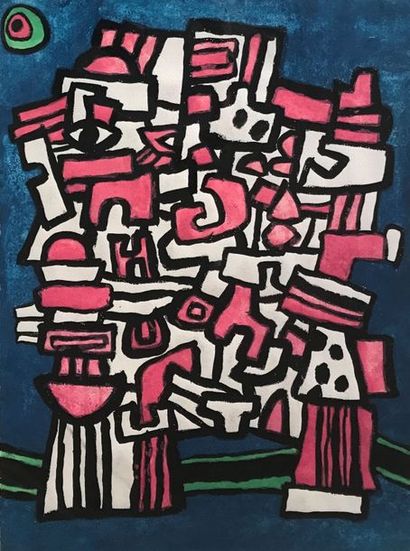 Jacques SOISSON (1928-2012)
COMPOSITION GEOMETRIQUE...