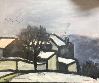 Nikolaï DRONNIKOV (né en 1930)
VILLAGE SUR...