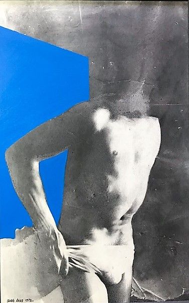 AKOS SZABO (NE EN 1936)
HOMME EN BUSTE, 1972
Crayon...