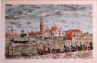 Roland OUDOT (1897-1981)
VUE DE SANTA MARIA...