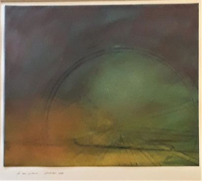 Yves LEVEQUE (Né en 1937)
LA ZONE PRINTANIERE.
Pastel,...