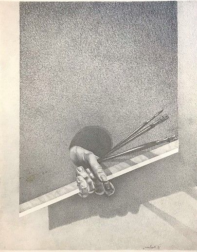 Antonio RECALCATI (né en 1938)
LA GUILLOTINE...