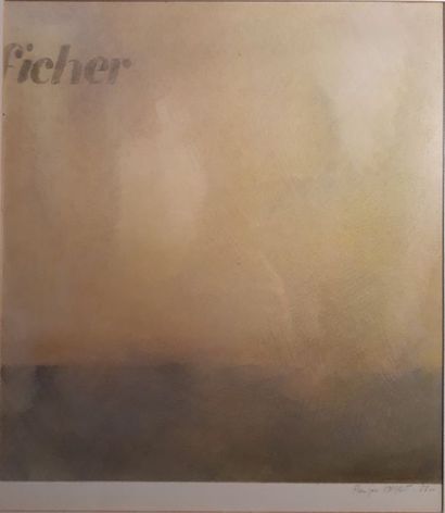 François CRABIT (né en 1950)
VUE SUR LA MER.
Triptyque....