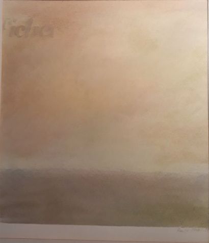 François CRABIT (né en 1950)
VUE SUR LA MER.
Triptyque....
