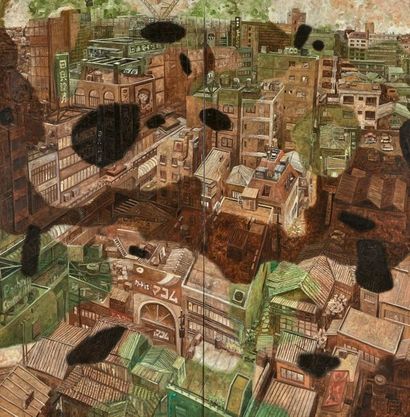 Oscar SATIO OIWA (né en 1965)
NUAGES SUR...