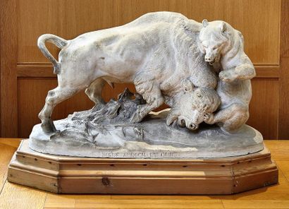 Hippolyte HEIZLER (1828-1871)
BOEUF AUROCH...