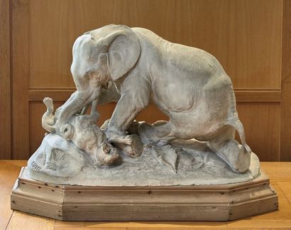 Hippolyte HEIZLER (1828-1871)
BOEUF AUROCH...
