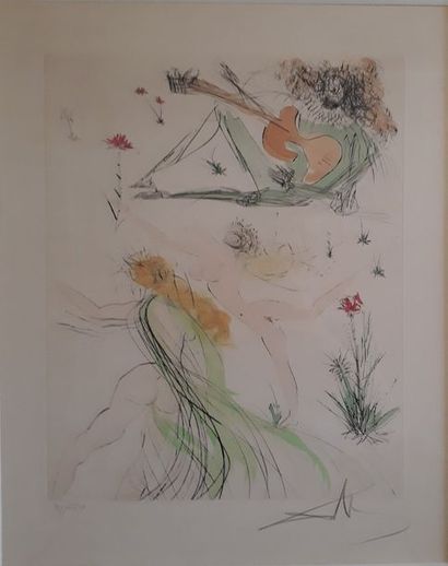 Salvador DALI (1904-1989)
NUS VOLANTS ET...