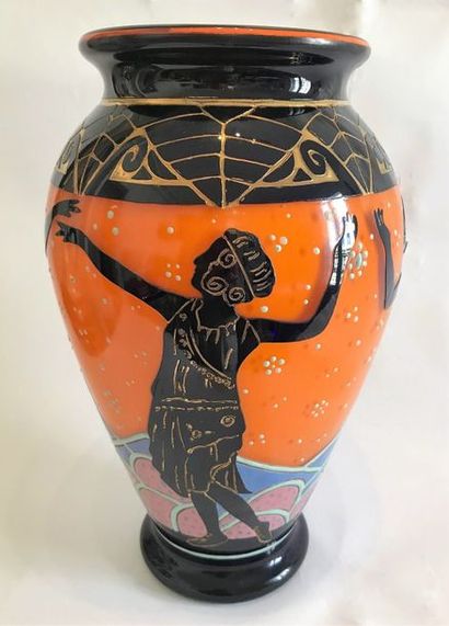 André DELATTE (1887-1953)
Vase ovoïde sur...