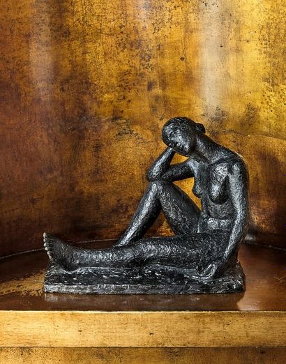 École moderne du XXème siècle
BAIGNEUSE ASSISE...