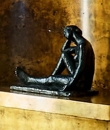 École moderne du XXème siècle
BAIGNEUSE ASSISE...