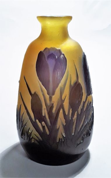 Émile GALLÉ (1846-1904)
Petit vase ovoïde...