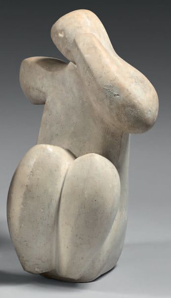 George APOSTU (né en 1934)
FIGURE ASSISE,...