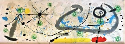 d'après Joan MIRÒ (1893-1983)
COMPOSITION.
Lithographie...