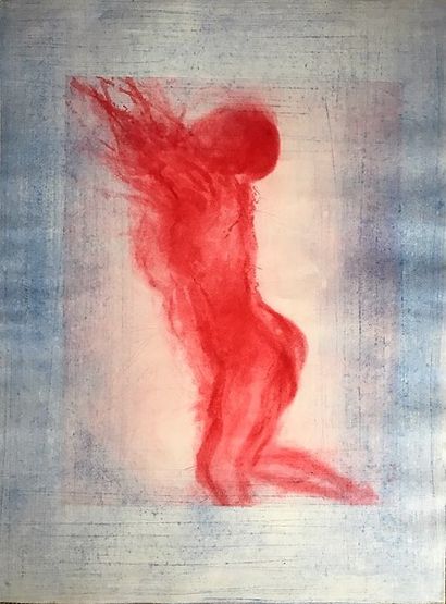 Claude GARRACHE (né en 1929)
SILHOUETTE ROUGE...