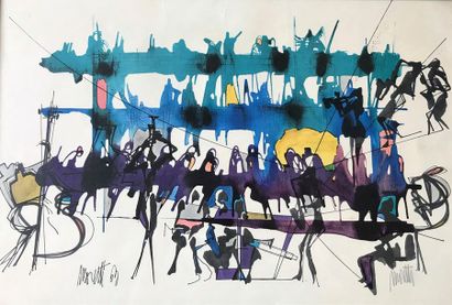 Raymond MORETTI (1931-2005)
ORCHESTRE.
Impression...