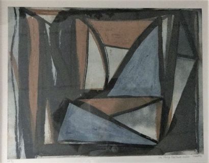 Alain CLEMENT (né en 1941)
COMPOSITION GEOMETRIQUE...