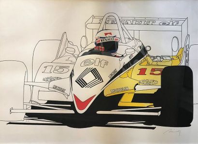 Michel RAIMON
FORMULE 1 RENAULT ELF.
Lithographie...