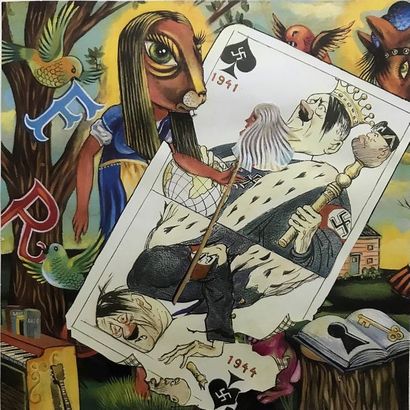 Gudmundur ERRO (né en 1932)
ALICE ET L'AS...