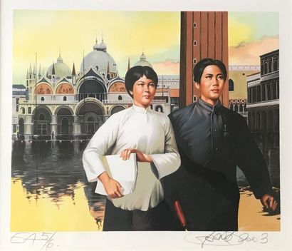Gudmundur ERRO (né en 1932)
CHINOIS A VENISE,...