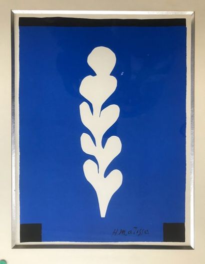 D'après Henri MATISSE (1869-1954)
PALME BLANCHE.
Impression...