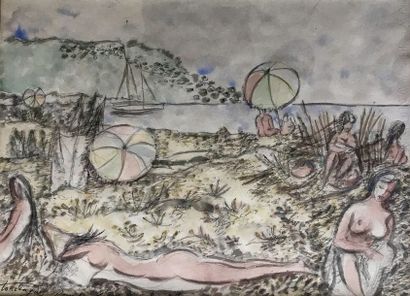 Louis TOUCHAGUES (1873-1974)
PAMPELONNE,...
