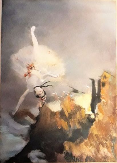 D'après Edgar DEGAS (1834-1917)
DANSEUSE....