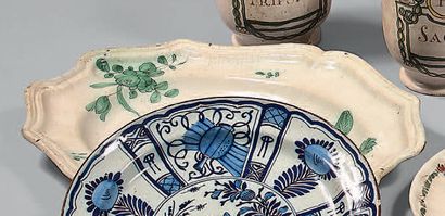 CERRETO, XVIIIème siècle

Plat de forme ovale...