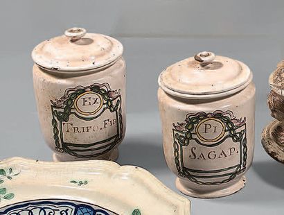 FRANCE, XIXEME SIECLE

Paire de petits pots...
