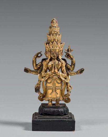 TIBET - XVIIIème siècle

Statuette en bronze...