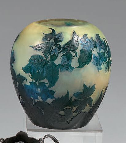 Émile GALLÉ (1846-1904)

Vase ovoïde en verre...