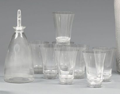 RENE LALIQUE (1860-1945)

- Suite de huit...