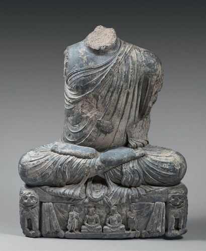 INDE - GANDHARA, art gréco-bouddhique, IIème-IVème...