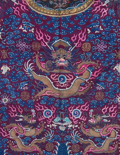 CHINE - Fin du XIXème siècle

Robe en soie...