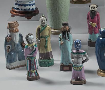 CHINE - Epoque JIAQING (1796 - 1820) et XXème...