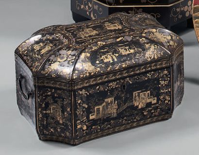 CHINE, Canton - XIXème siècle

Boîte à thé...