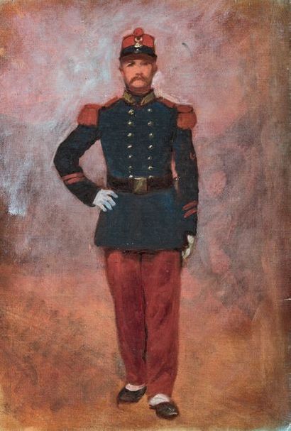 Jean SCOHY (1824-1897)

MILITAIRE DEBOUT.
Huile...
