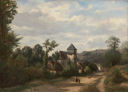 LE FLEURY (XIXème siècle)

ÉGLISE AU CLOCHER...