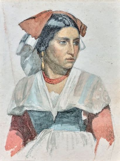 Jean SCOHY (1824-1897)

ITALIENNE EN COSTUME...
