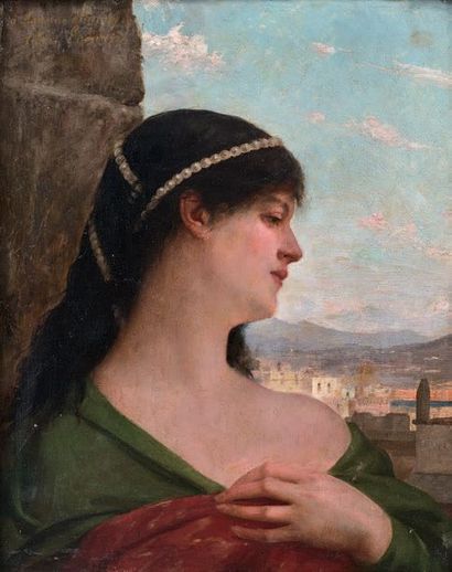 Albert Jules EDOUARD (1845- ?)
JEUNE FEMME...