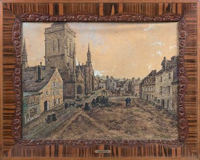 Charles TOCHE (1851-1916)

LA GRANDE PLACE...