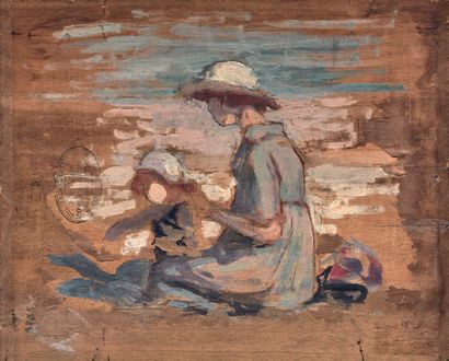 Adolphe GUMERY (1861-1943)

CAVALIERS ARABES.
Huile...