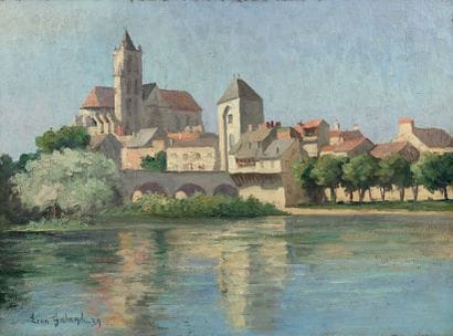 Léon GALAND (1872-1960)

VUE DE MORET SUR...