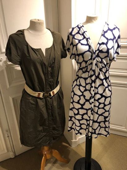 DIANE VON FURSTEMBERG. Robe en jersey de...
