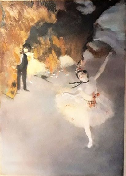 D’après Edgar DEGAS (1834-1917) :

 - DANSEUSE....