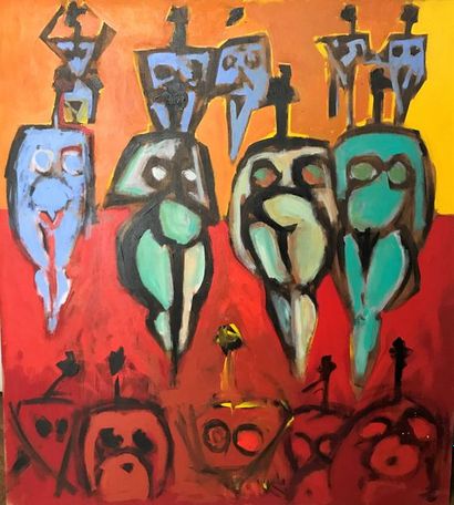 Christine LEGOIS-BONHOTAL (née en 1949) :
SILHOUETTES...