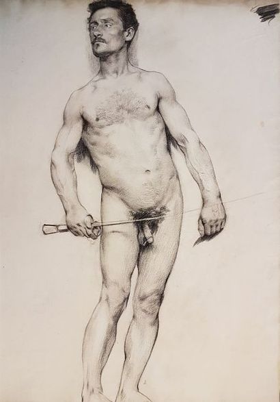 Gustave POETZSCH (1870-1950) :

HOMME NU...