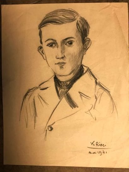 Lot de dessins, académies, portraits et copies...