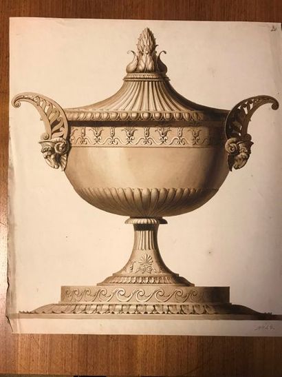 Lot de dessins des XIXème et XXème siècles,...